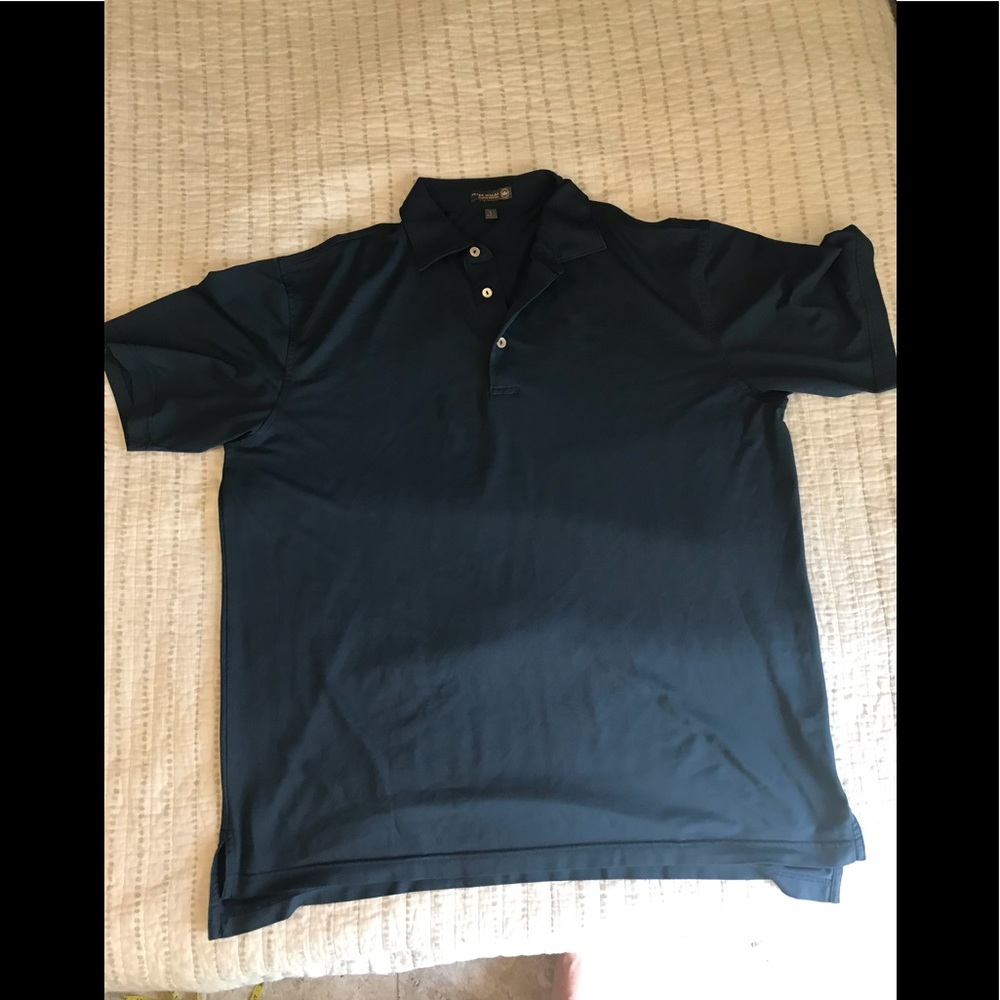 Peter Millar Navy Blue Polo Shirt